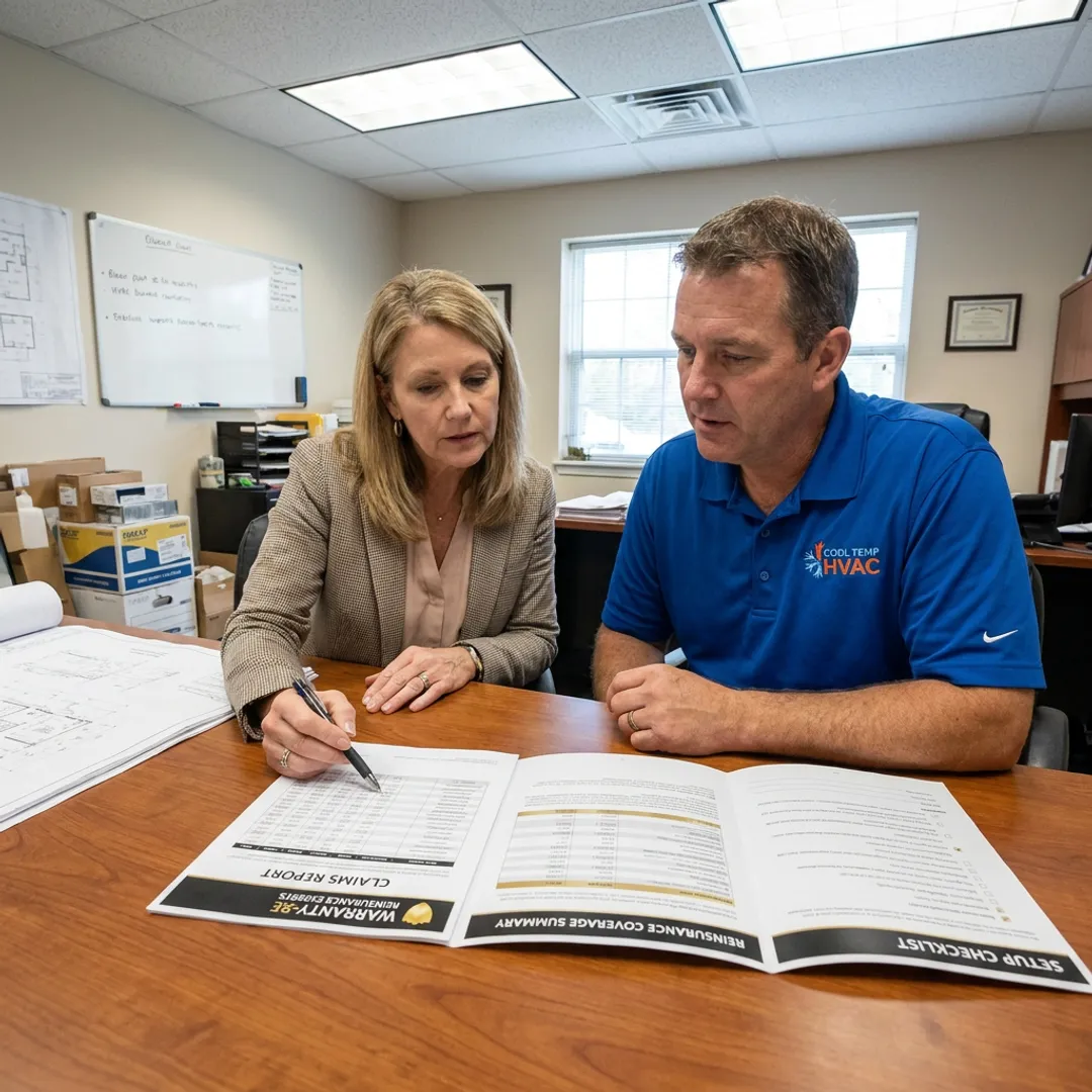 HVAC warranty reinsurance planning meeting