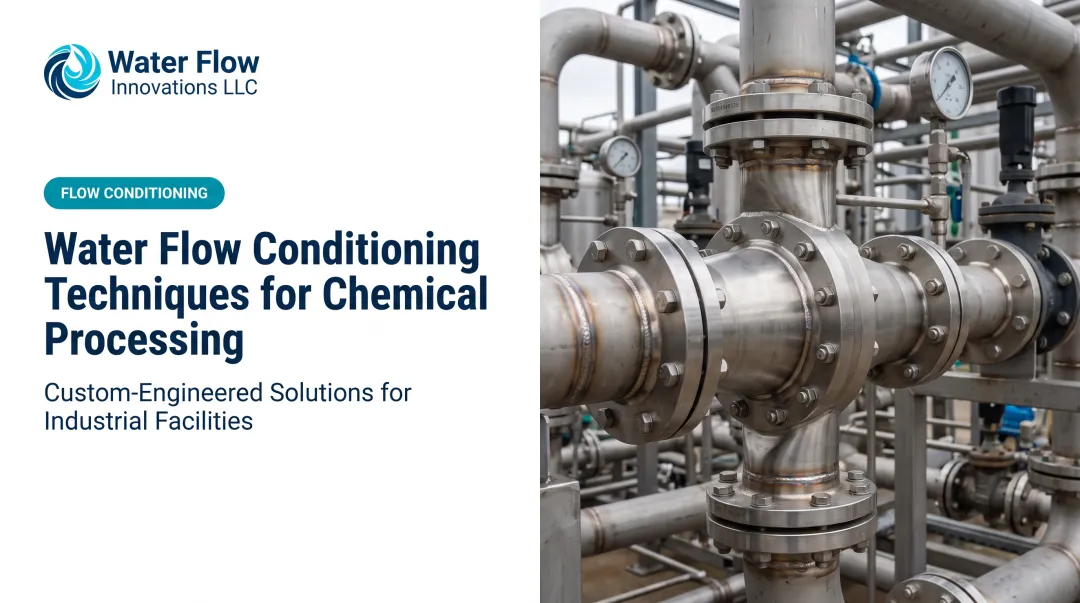 Water Flow Conditioning Techniques for Chemical Processing