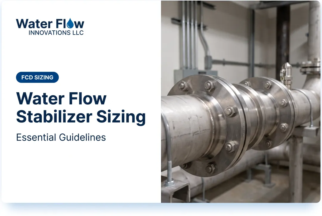 Water Flow Stabilizer Sizing: Essential Guidelines