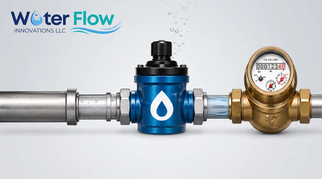 Flow Conditioning Device installed on pipeline removing air entrainment after the meter