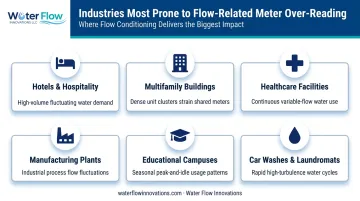 Six industries most prone to water meter over-reading issues