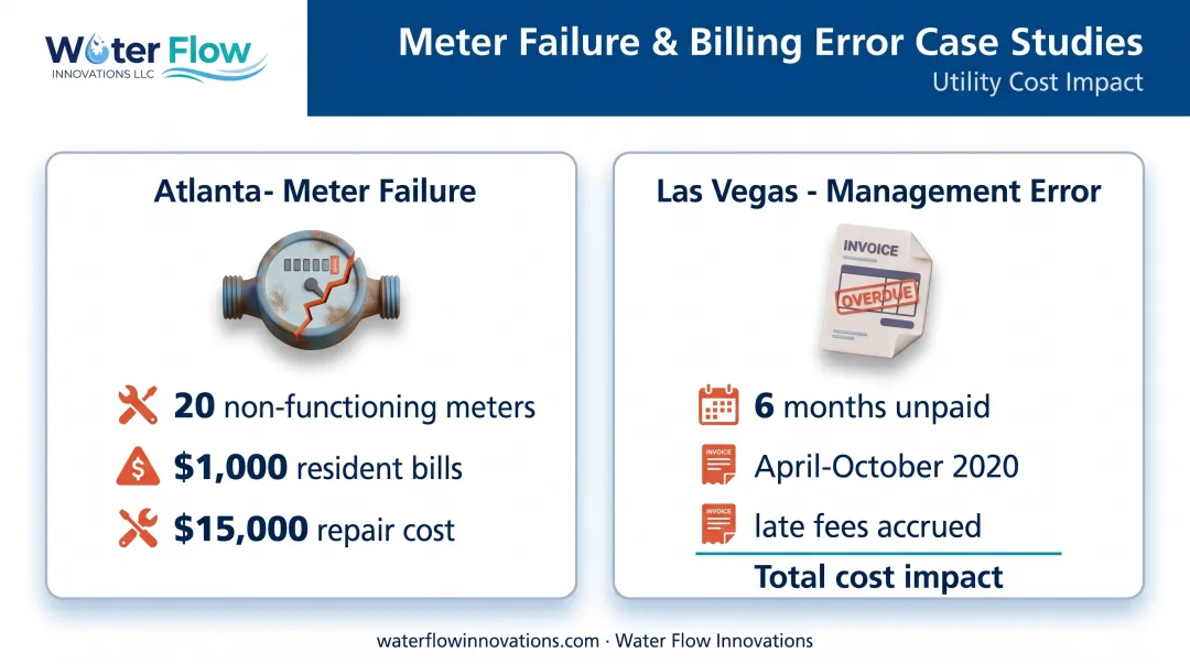 Two real-world HOA water billing error case studies comparison