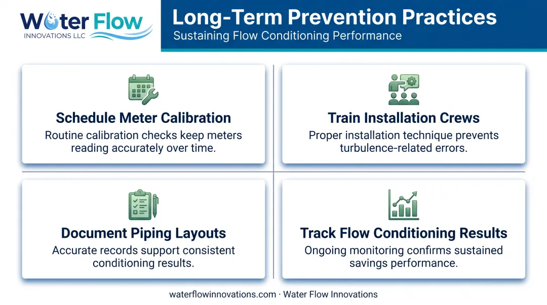Long-term flow disturbance prevention best practices checklist