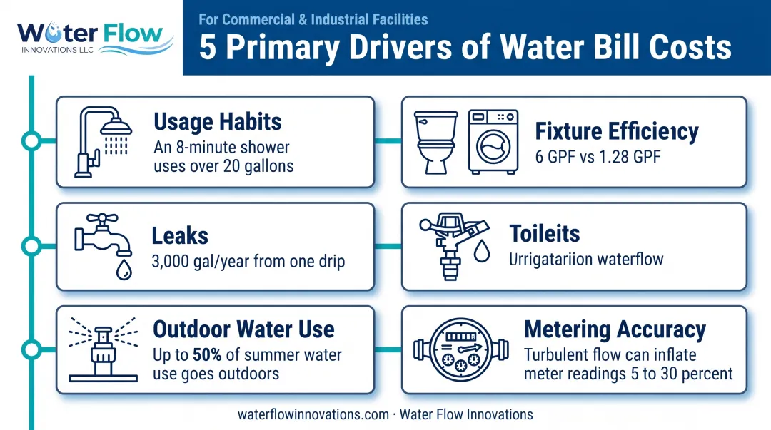 5 key cost drivers behind high water bills breakdown