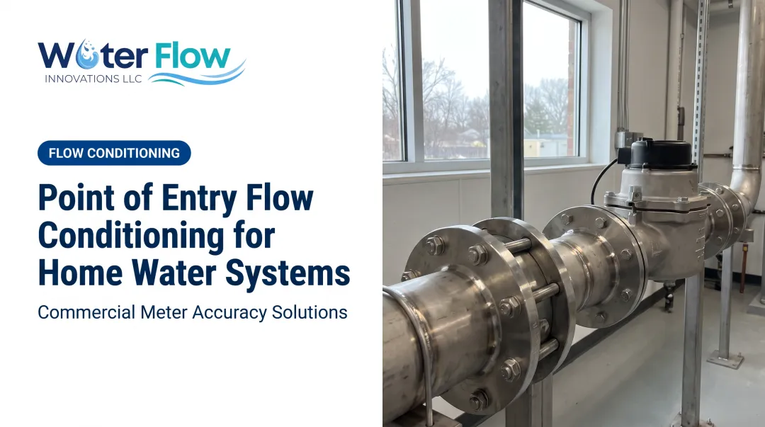 Point of Entry Flow Conditioning for Home Water Systems