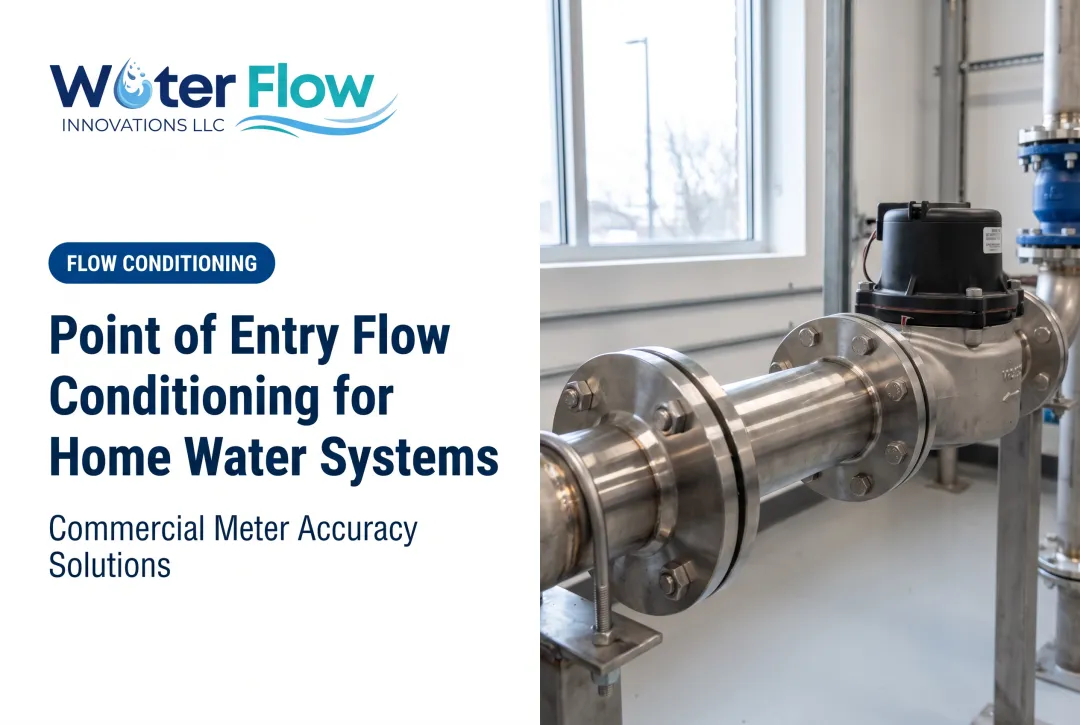 Point of Entry Flow Conditioning for Home Water Systems