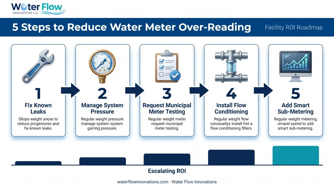 5-step process to reduce water meter over-reading and bills