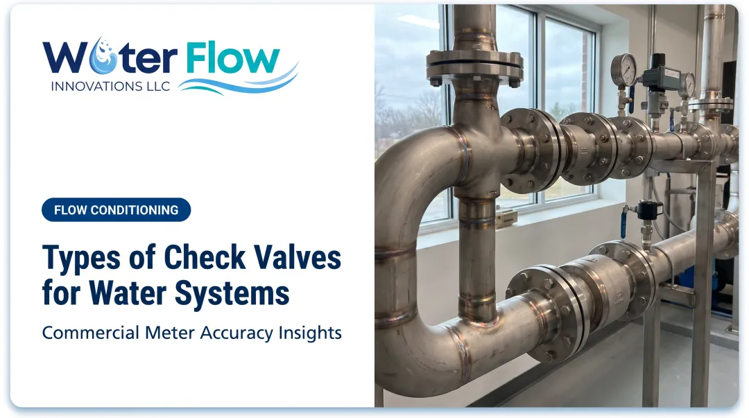 Types of Check Valves for Water Systems