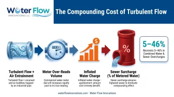 Water meter over-reading compounding through water and sewer bill charges