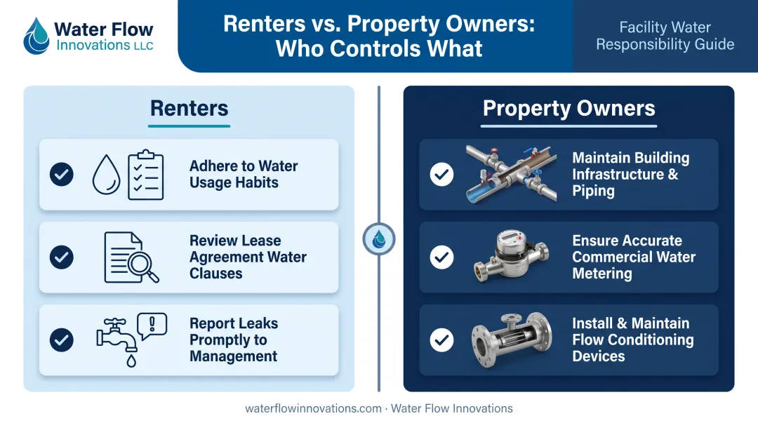 Renter versus property owner water cost responsibilities comparison