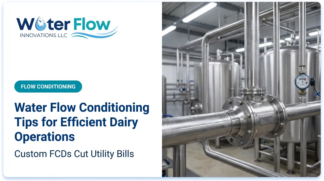Water Flow Conditioning Tips for Efficient Dairy Operations
