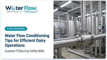 Water Flow Conditioning Tips for Efficient Dairy Operations