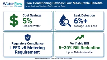 Four key benefits and statistics of water flow monitoring systems for facilities