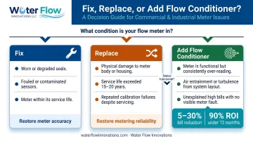 Fix replace or condition flow meter decision framework with ROI outcomes