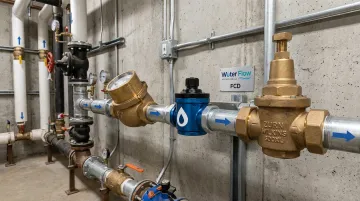Flow Conditioning Device installed after water meter before pressure reducing valve