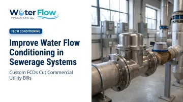 Improve Water Flow Conditioning in Sewerage Systems