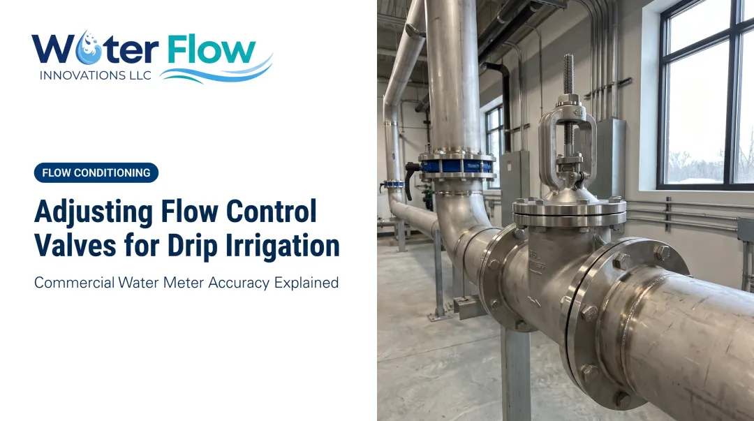 Adjusting Flow Control Valves for Drip Irrigation