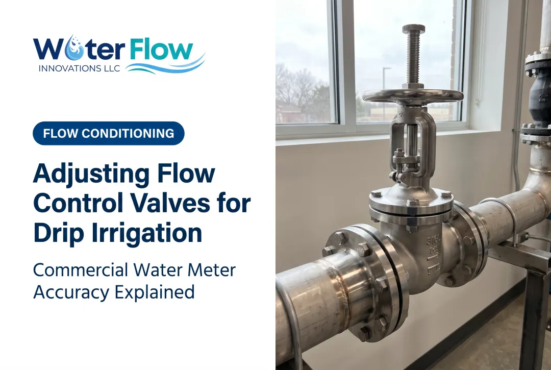 Adjusting Flow Control Valves for Drip Irrigation