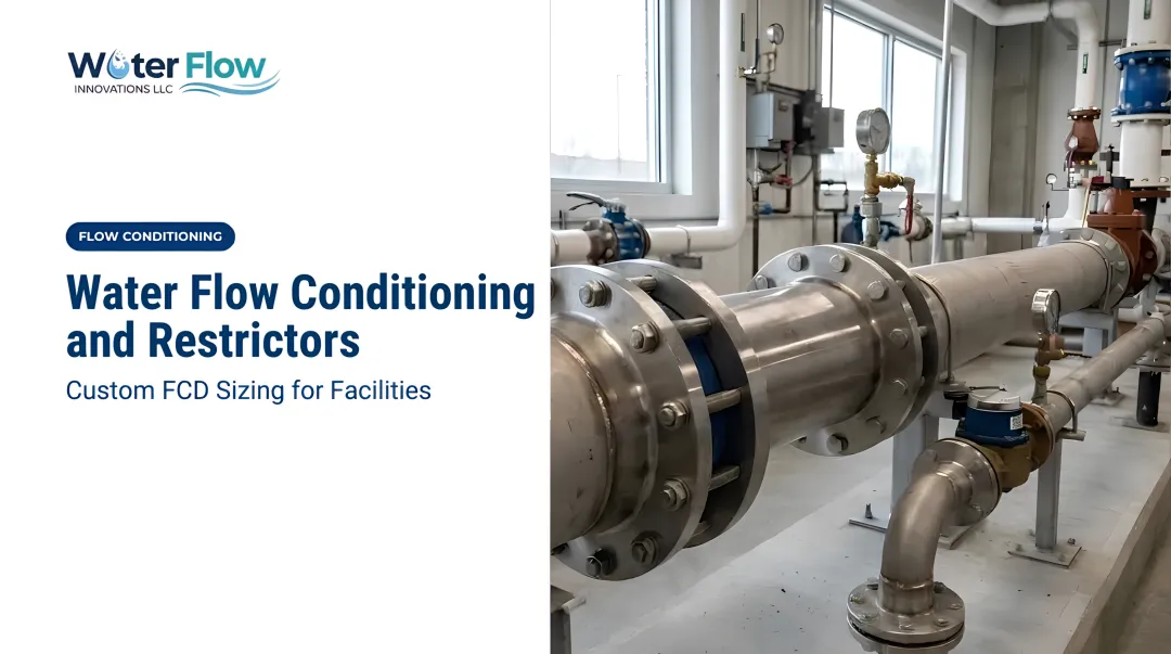 Water Flow Conditioning and Restrictors