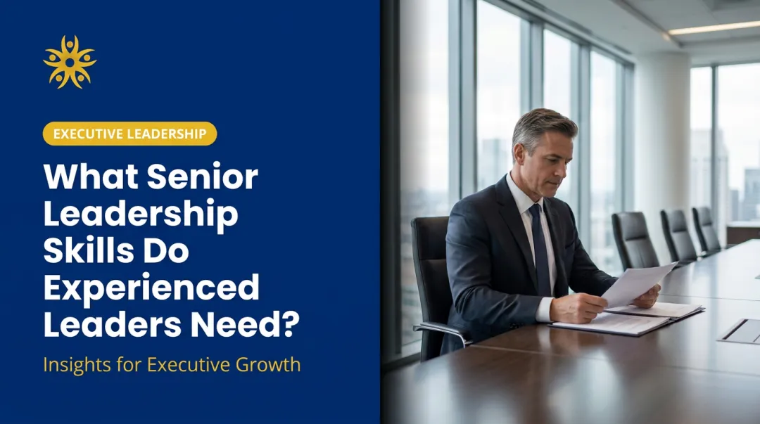 What Senior Leadership Skills Do Experienced Leaders Need?