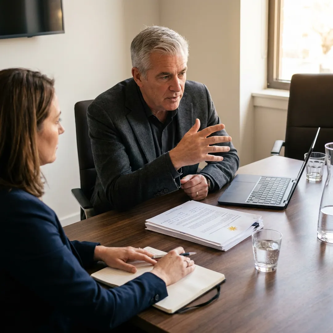 CEO coaching session for agency leaders