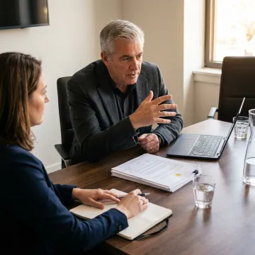 CEO coaching session for agency leaders