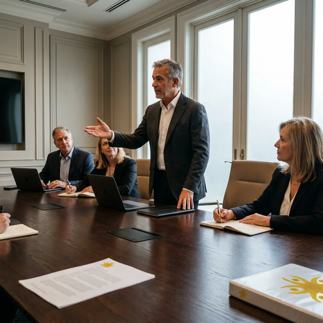 Executive sales coaching session