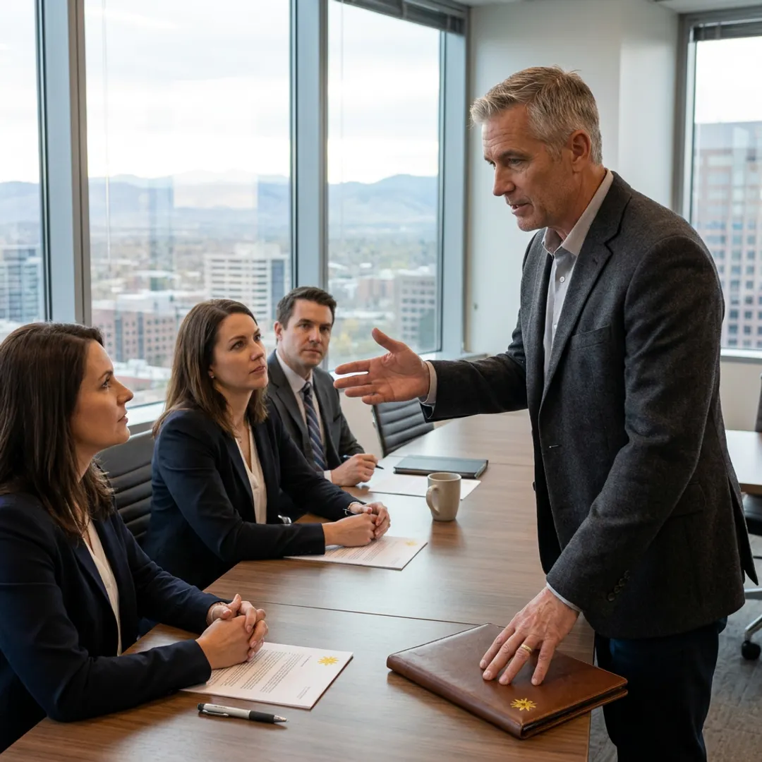 CEO development session in Denver