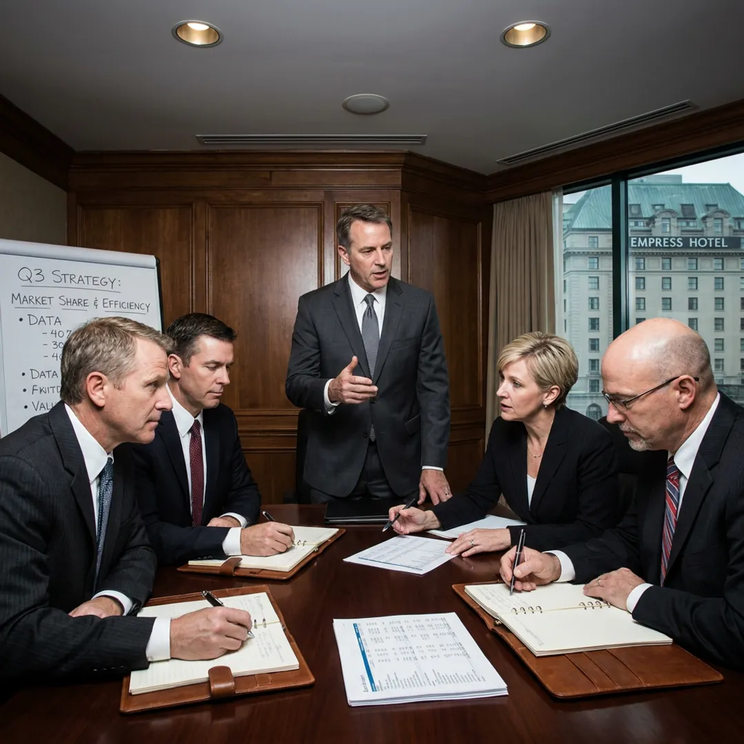 Executive coach working with accounting firm leaders