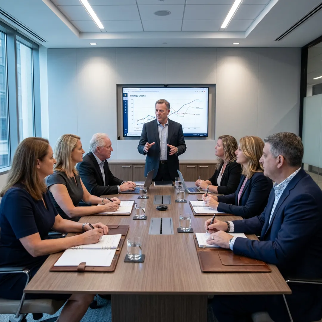 Executive leadership coaching session