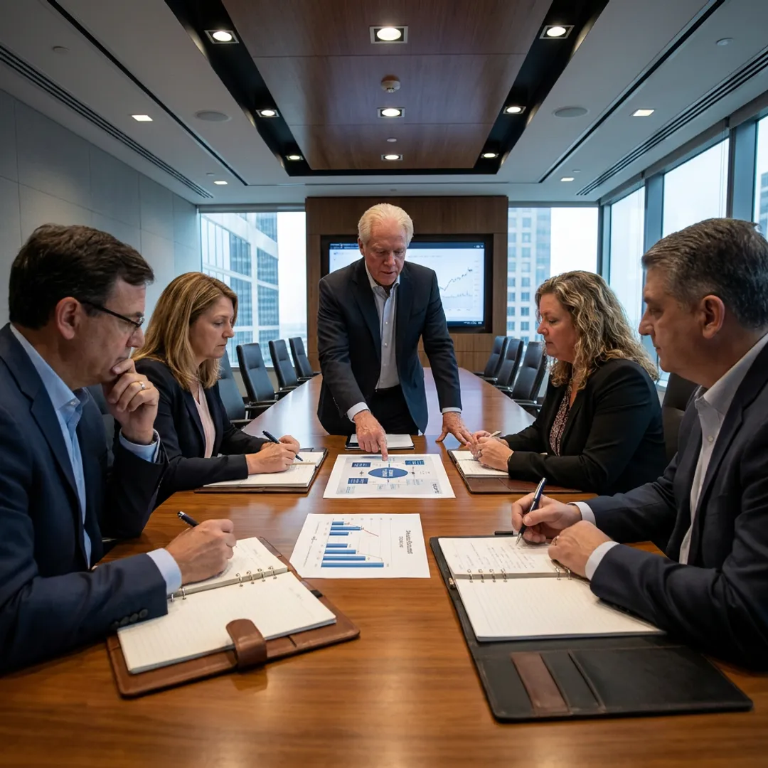 Executive coaching session for leadership growth