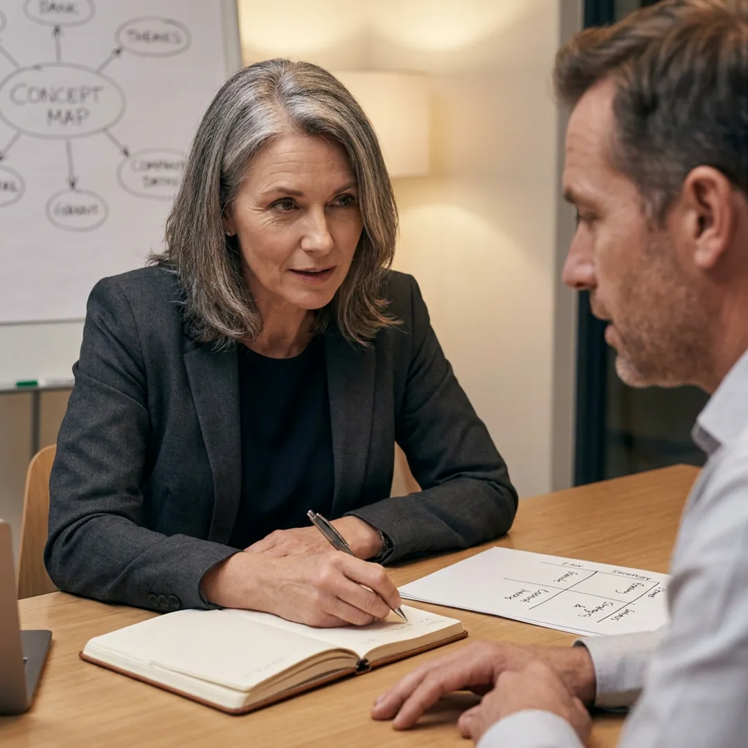 Executive coaching session for leadership performance