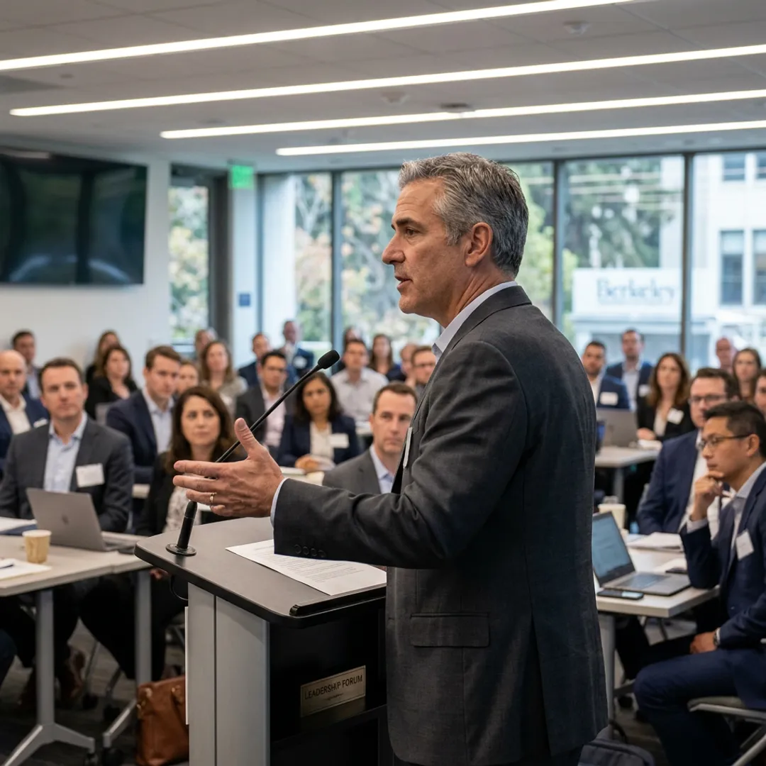 Leadership speaker coaching executives in Berkeley