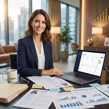 Banking recruiter reviewing candidate shortlist