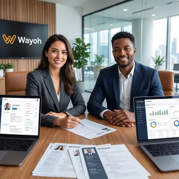 Staffing consultants reviewing specialized candidate shortlist