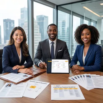 Banking executive search process meeting