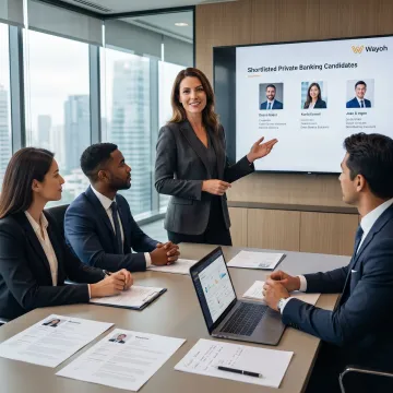 Recruitment support for private banking roles