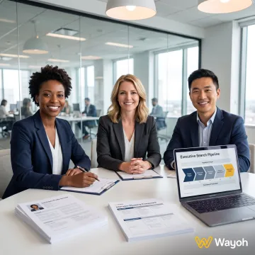 Executive search process for fintech leadership hiring