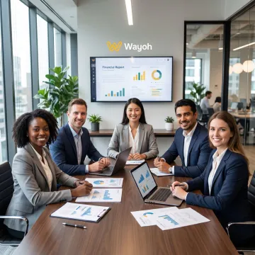 Banking finance professionals collaborating on interim staffing needs