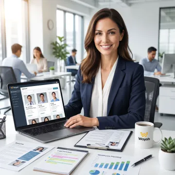 Healthtech recruiter reviewing candidate shortlist