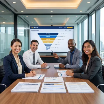 Fintech executive search process planning session