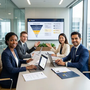 Banking recruitment process planning session