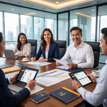 Recruitment process planning session for employer hiring