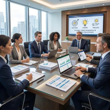 Banking recruitment consultation in progress