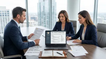 Compliance recruiting team reviewing CAMLO candidate profiles and passive candidate pipeline