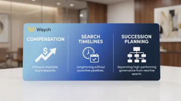 Three-year CCO hiring outlook showing compensation search timelines and succession planning trends