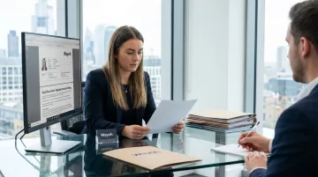 Wayoh compliance recruiting specialists reviewing candidate regulatory credentials and vetting documentation