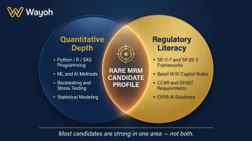 Model validator dual skill requirements quantitative depth versus regulatory literacy comparison