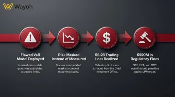 JPMorgan London Whale 6.2 billion loss VaR model failure timeline and fines