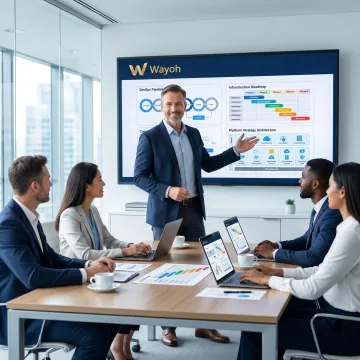 Cloud leadership consultant reviewing DevOps pipeline and architecture